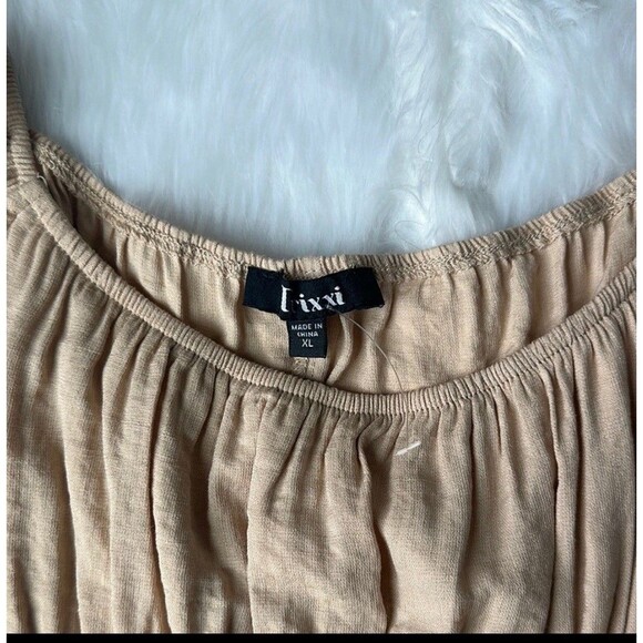 Trixxi  Cream Puff Sleeve Mini Dress SIZE XL - Picture 5 of 9